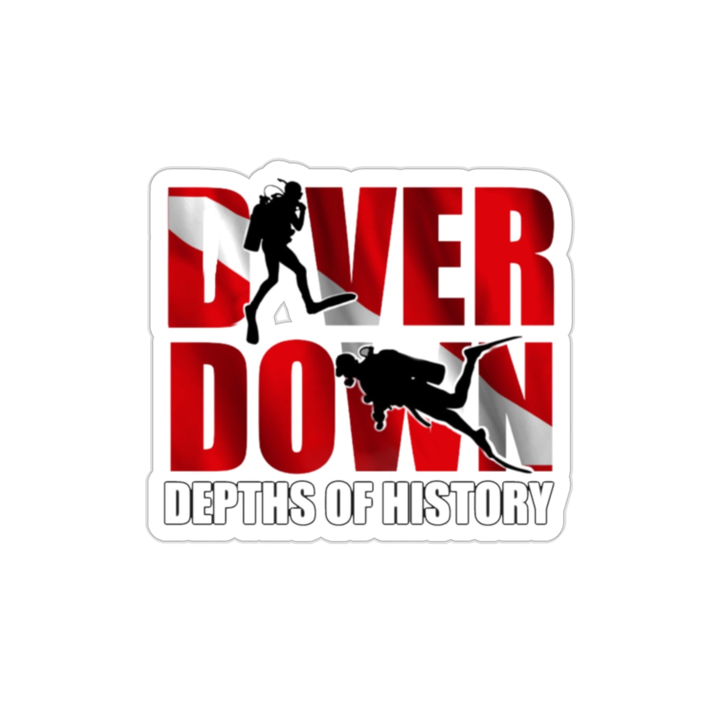 DIVER DOWN STICKER