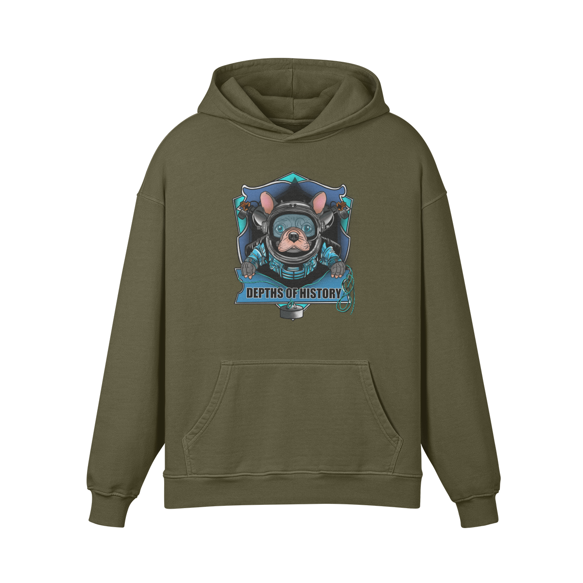 SCUBA PUG HOODIE